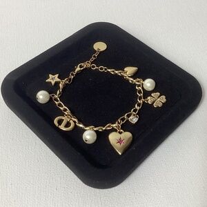 Dior Gold Charm Vintage Bracelet